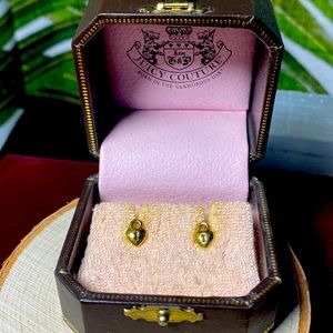 Juicy Couture Heart Lock Earrings ♥️💛✨